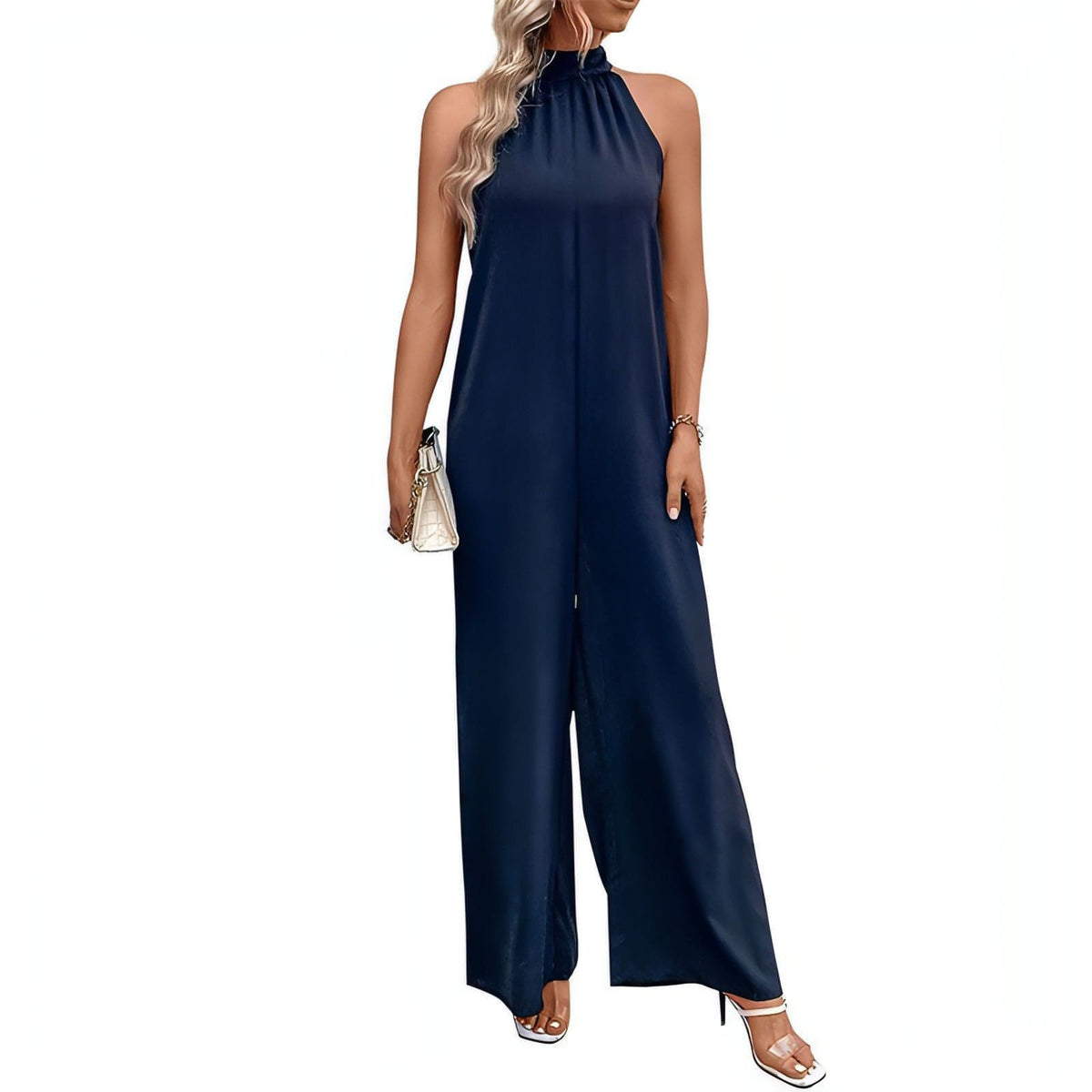 Fashion Jumpsuit Neckholder Gerade Einteiler