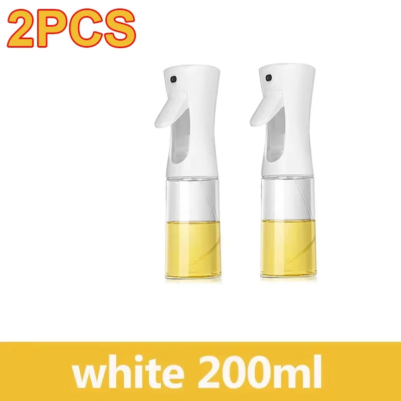 200/300/500ml Öl-Sprühflasche BBQ Kochspray für Olivenöl Kunststoff Backöl-Sprühflasche leere Essigflasche oder Öl-Pinsel