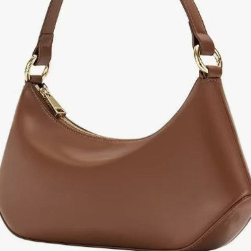 Simple shoulder bag underarm bag, versatile handbag, soft leather