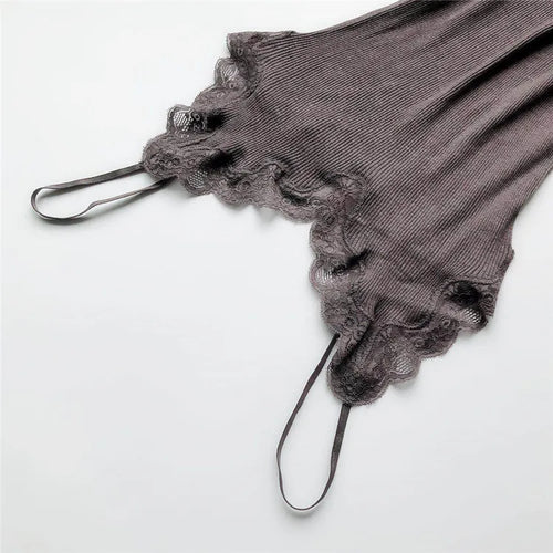 Birdtree 70% Silk 30% Cotton Lace Camisole Women French Knit Top