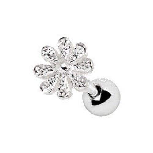 316L Stainless Steel Daisy Flower Cartilage Earring