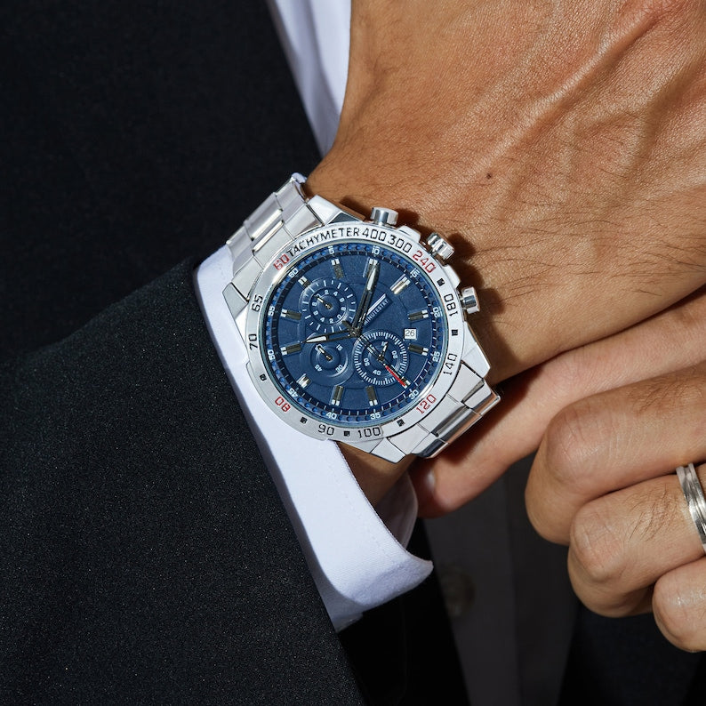Personalisierte Herrenuhr, Freund Geschenk, Jahrestagsgeschenk