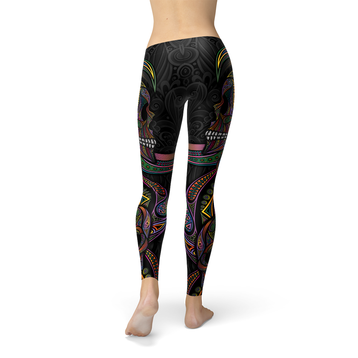 Damen Sugar Skull Leggings