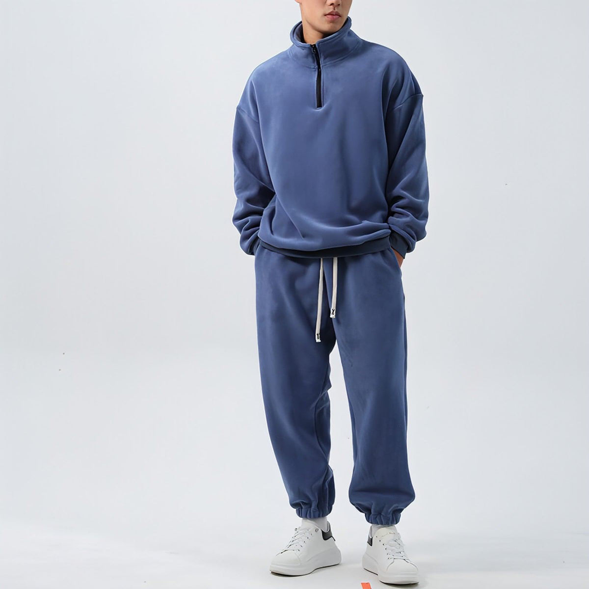 LUXEEDIT Edition Herren-Fleece-Trainingsanzug – weite Passform, ultimativer Komfort