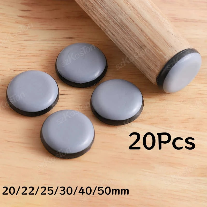 20PCS Möbelgleiter Stuhlbeinkappen Tischbein Block Anti-Kratz Einfaches Bewegen Schwerer Möbel Beinauflage Verdickte Umzugs-Pads