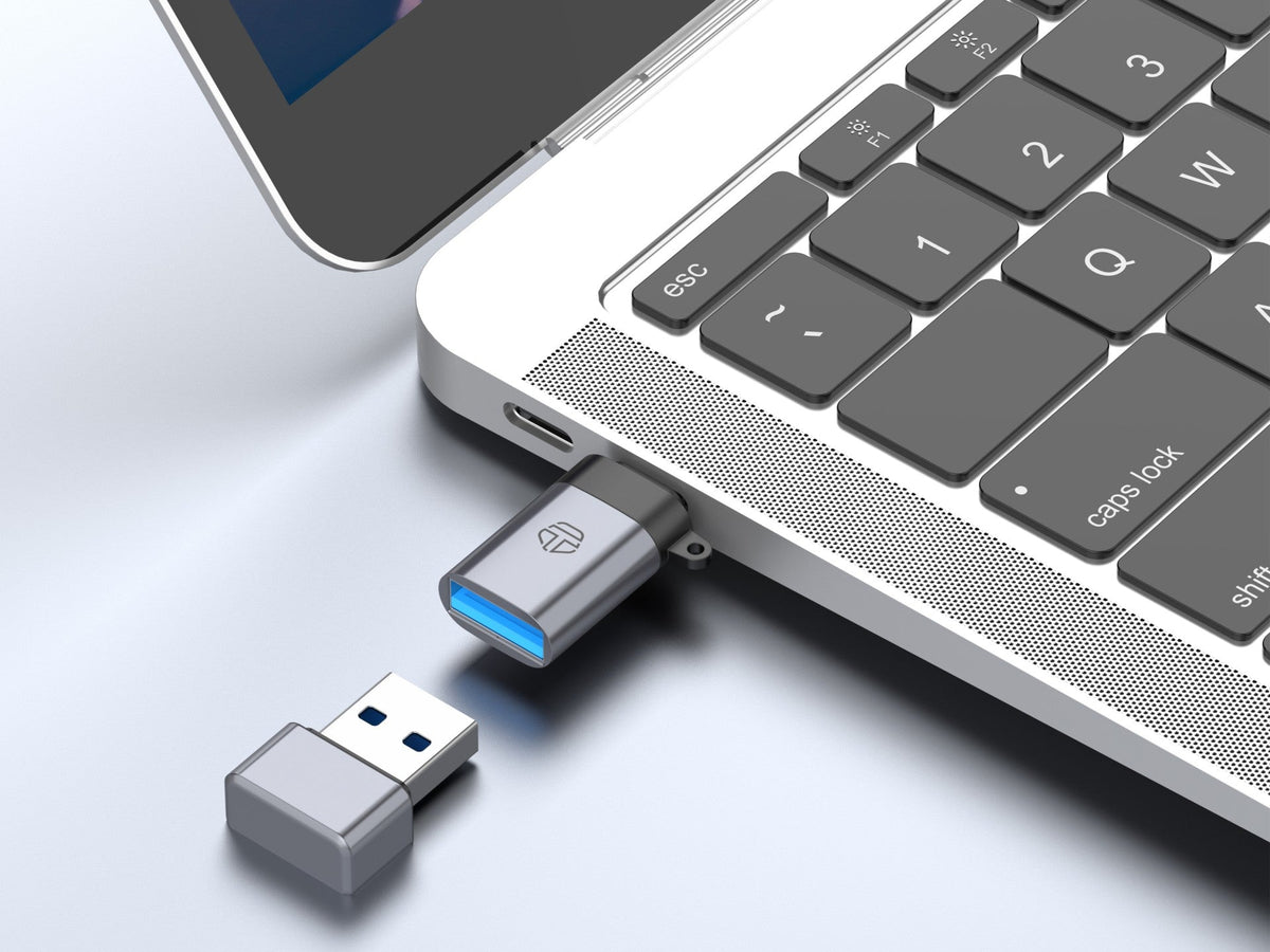 Techancy Adaptador USB-C para USB-A OTG KK2111, Alta Velocidade de