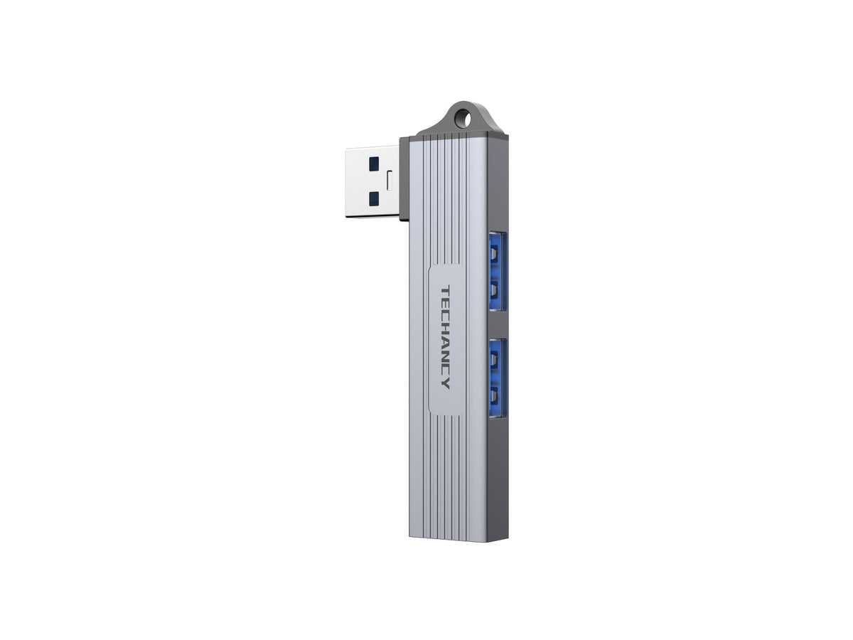 Techancy Hub 3 em 1 USB-A para USB 3.0 KT2906 , compatível com Mac