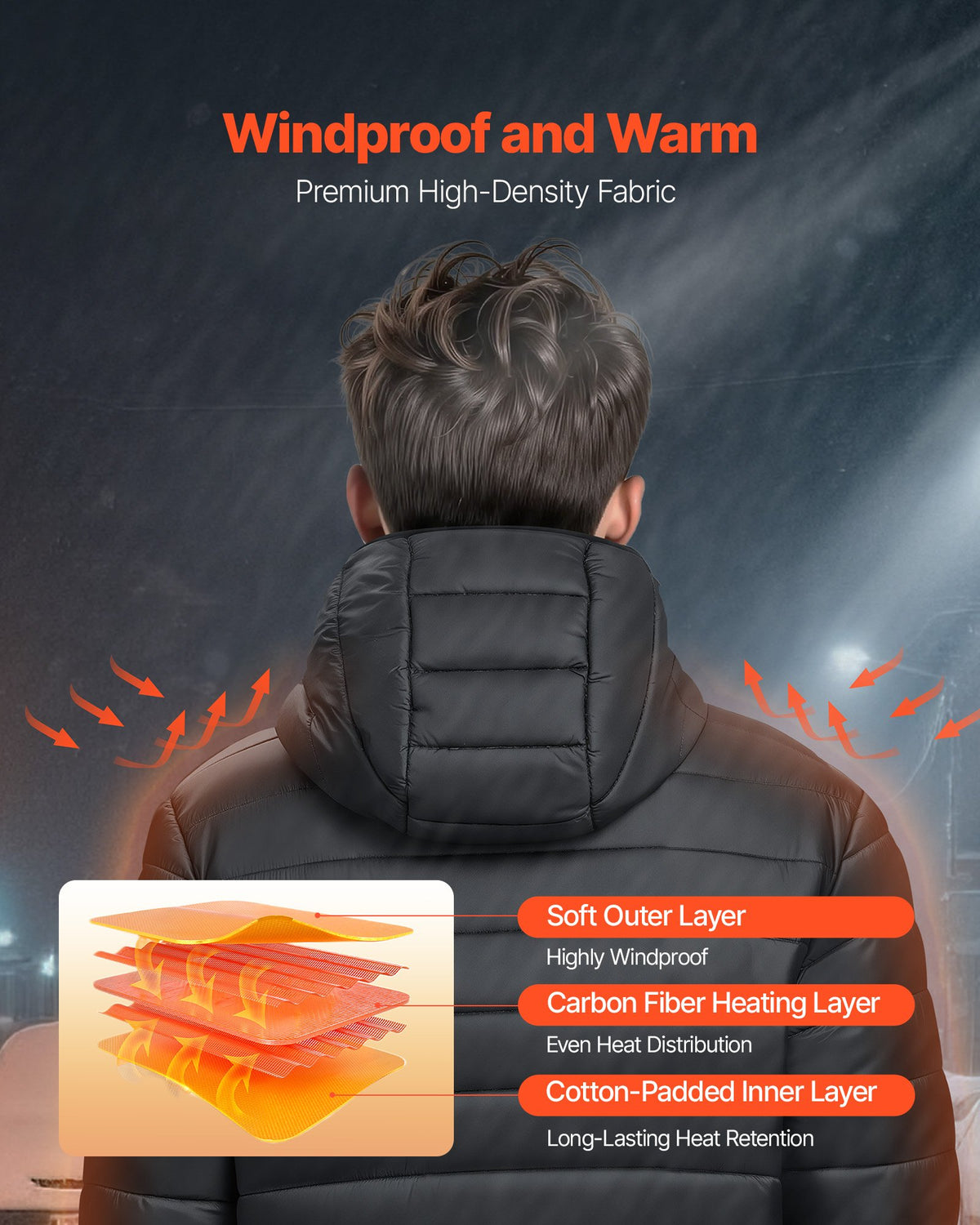 Beheizbare Damenjacke mit 7,4V Akku, Softshell, elektrisch beheizbar