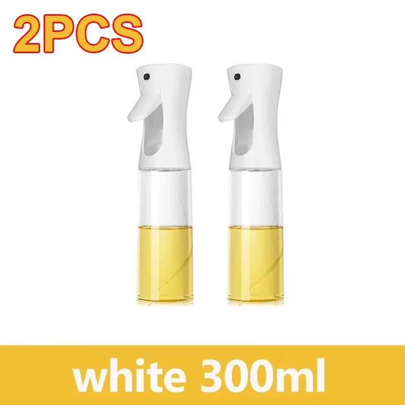 200/300/500ml Öl-Sprühflasche BBQ Kochspray für Olivenöl Kunststoff Backöl-Sprühflasche leere Essigflasche oder Öl-Pinsel