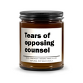 Tears of Opposing Counsel Candle