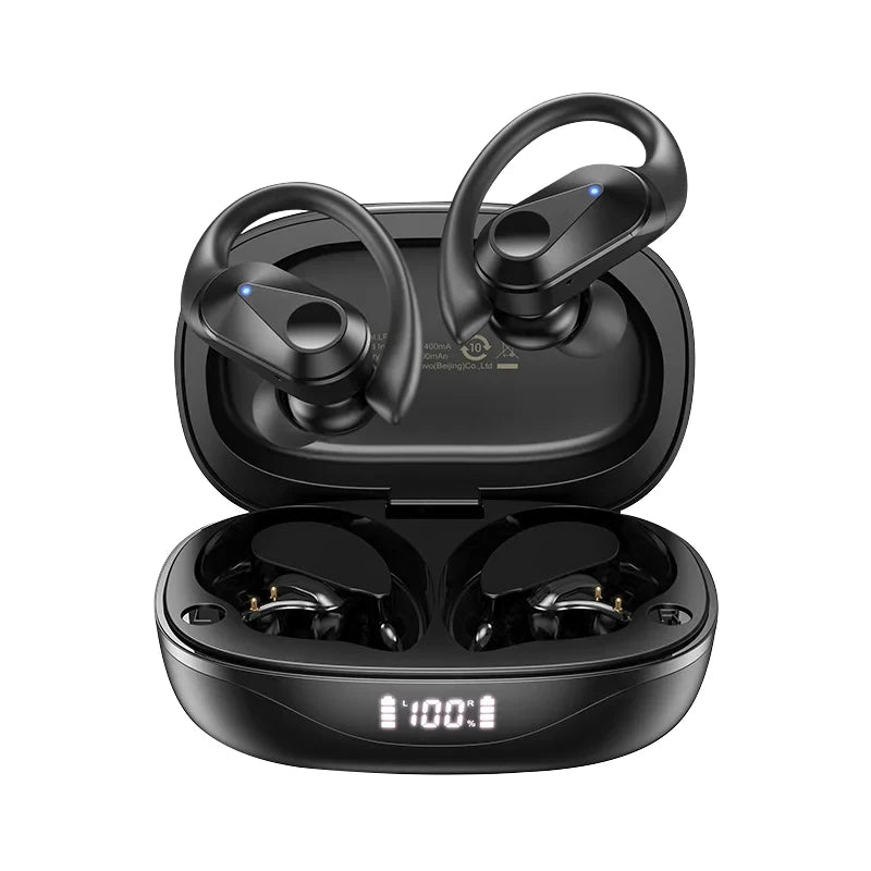 Wahl AOC Sport-Headset Kabelloses Bluetooth 6.0 Kopfhörer Wasserdichtes LED-Batterieanzeige Gaming Low Latency Kopfhörer LP75