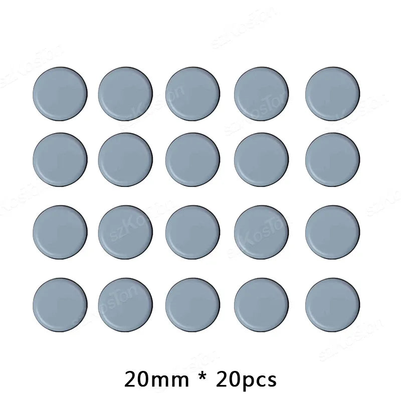 20PCS Möbelgleiter Stuhlbeinkappen Tischbein Block Anti-Kratz Einfaches Bewegen Schwerer Möbel Beinauflage Verdickte Umzugs-Pads