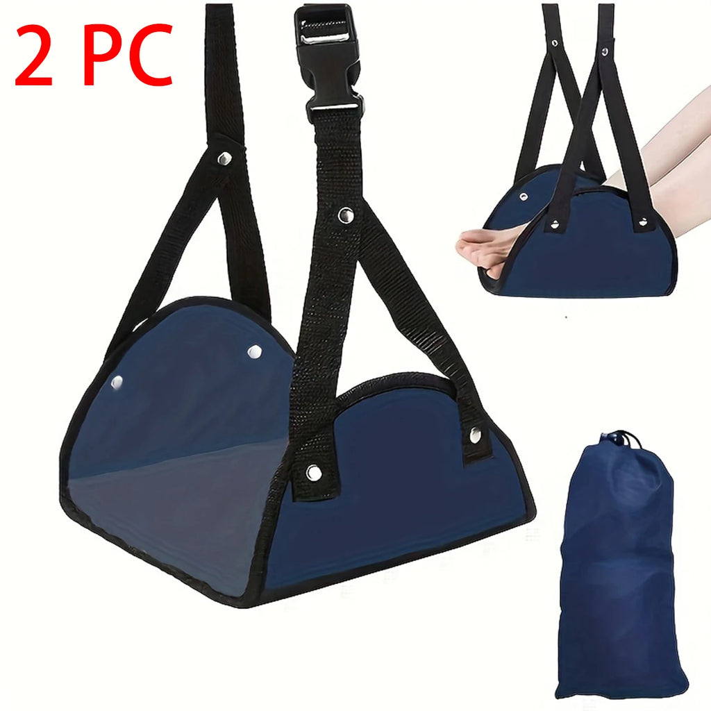 Adjustable Foot Hammocks for Travel, Car, Airplane Rest, Office Hanging, Simple Leg Support Foot Pads, Hammocks