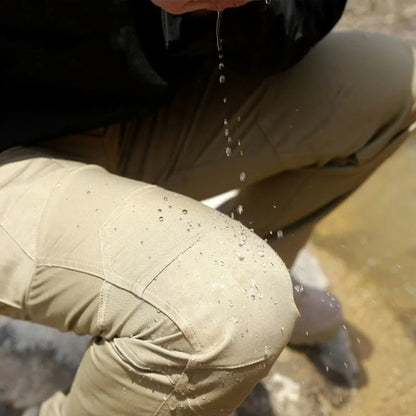 Militär Taktische Cargo-Hose Herren Wasserdichte Freizeithose Verschleißfeste Mehrfachtaschen Outdoor Wander Arbeitshose Für Männer