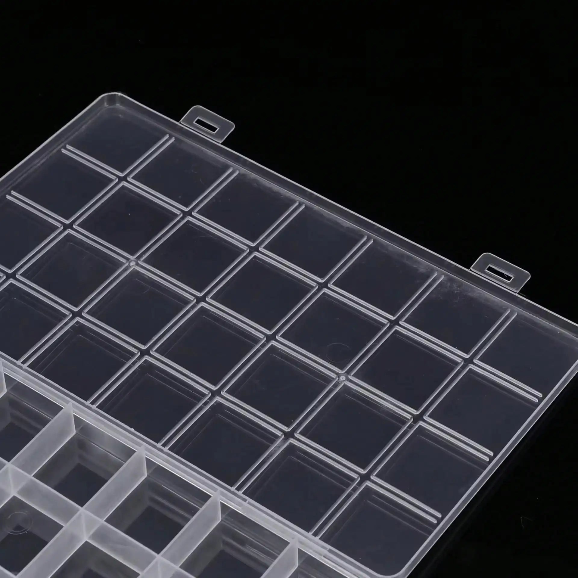 1pc Plastic 28-Grid Jewelry Storage Case, Removable Dividers For Craft Tiny Components