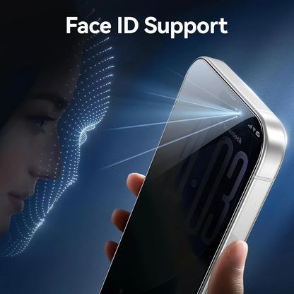 NNBILI Blickschutzfolie Für iPhone 17 Pro Max Anti-Spionage-Glas Für iPhone 16 15 14 13 12 11 Pro Max Blickschutzfolie iPhone 17