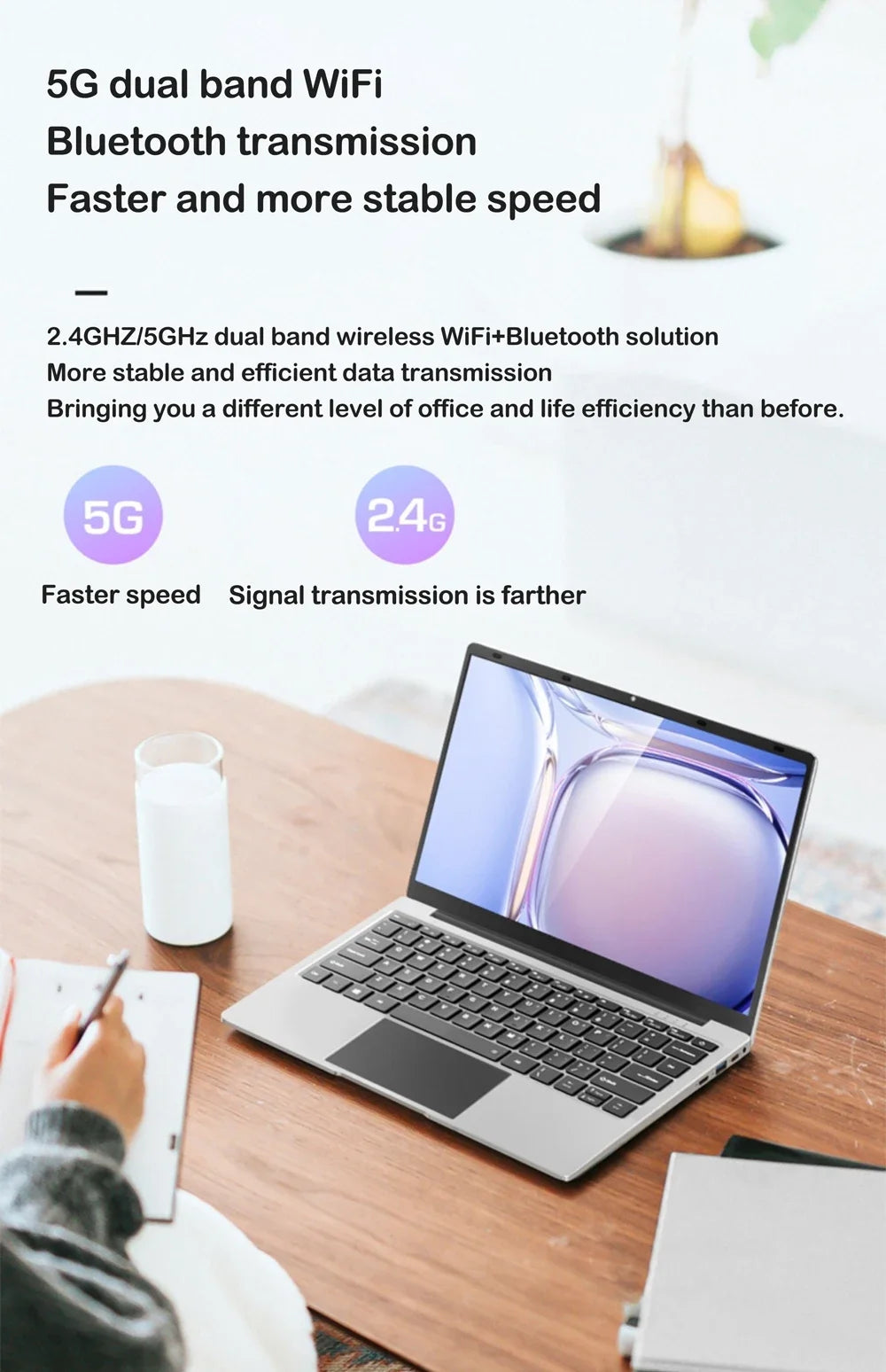 Zephyrine 2026 Original 15.6" Laptop N95 FHD IPS Display 120 Hz Pygmy Ultralear Screen 7500mAh 32GB/2TB SSD Elite Backlit