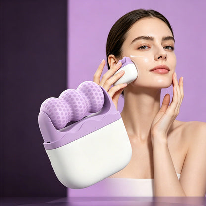 Ice Massage Device,Ice Roller Set For Face And Eyes - Facial Skin Care