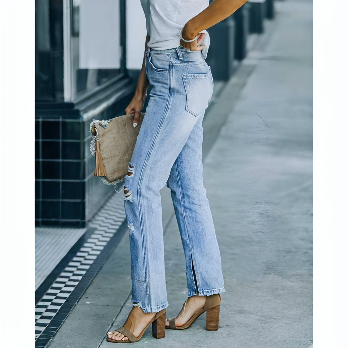 SkyFade™ – Fashion Street Washed Jeans