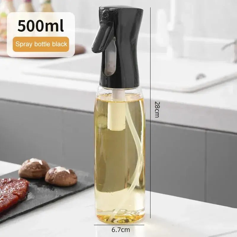 200/300/500ml Öl-Sprühflasche BBQ Kochspray für Olivenöl Kunststoff Backöl-Sprühflasche leere Essigflasche oder Öl-Pinsel