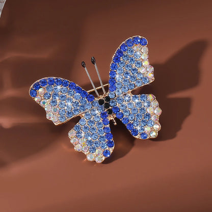 Lovely Butterfly Bee Brooch For Women Shiny Rhinestone Pearl Animal Insect Lapel Pins Wedding Party Coat Dress Jewelry Gifts