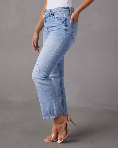 A.1 Fashion Washed Jeans für Damen