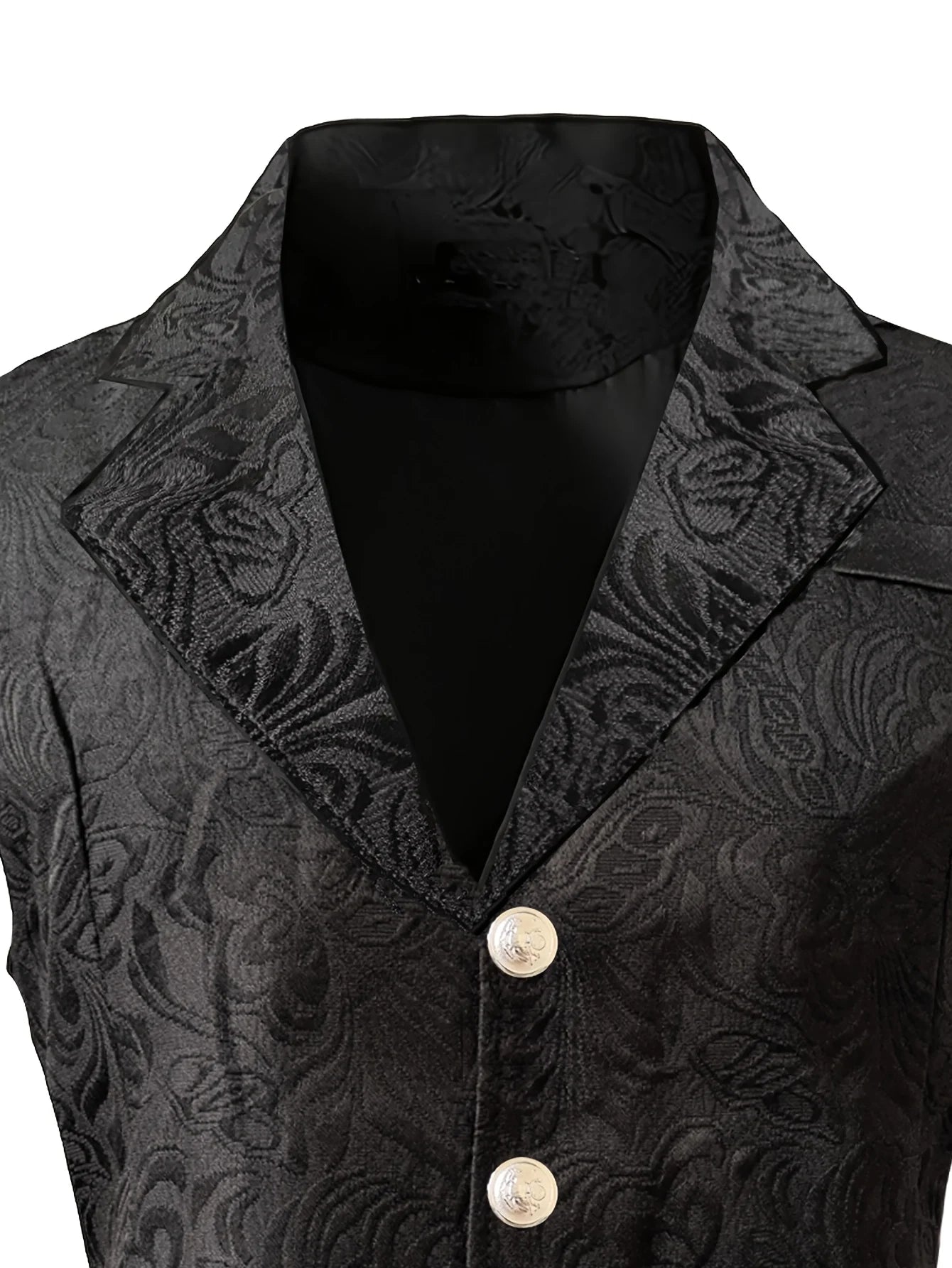 2026 Men's vest retro jacquard vest British style business casual top American style shoulder