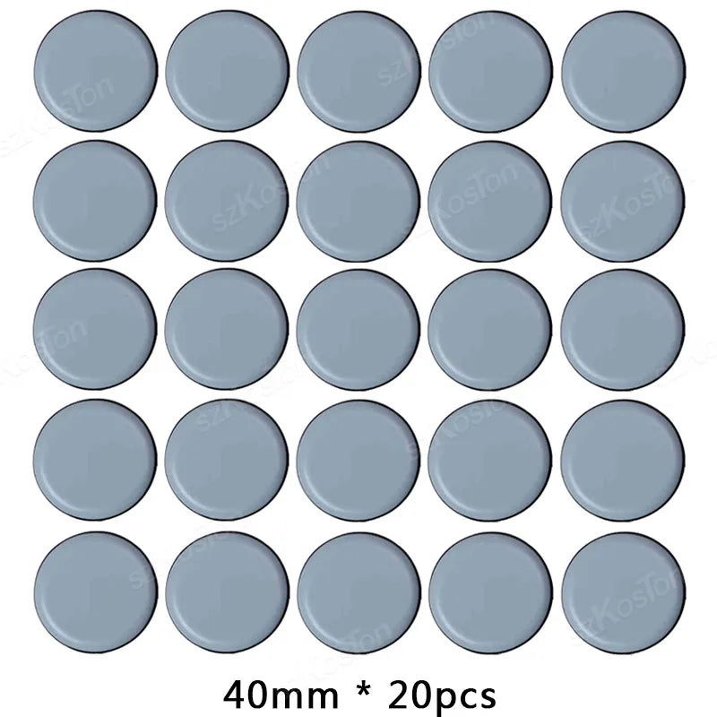 20PCS Möbelgleiter Stuhlbeinkappen Tischbein Block Anti-Kratz Einfaches Bewegen Schwerer Möbel Beinauflage Verdickte Umzugs-Pads