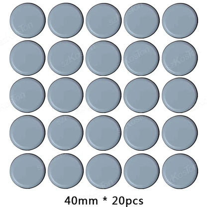 20PCS Möbelgleiter Stuhlbeinkappen Tischbein Block Anti-Kratz Einfaches Bewegen Schwerer Möbel Beinauflage Verdickte Umzugs-Pads