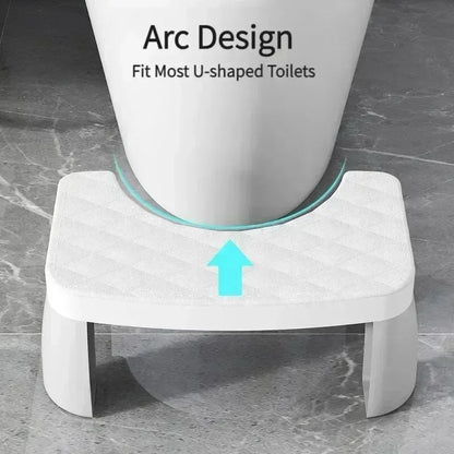 Universal Squatty Potty Toilet Stool - Waterproof Foot Stool for Adults, Kids, Seniors &amp; Pregnancy Support