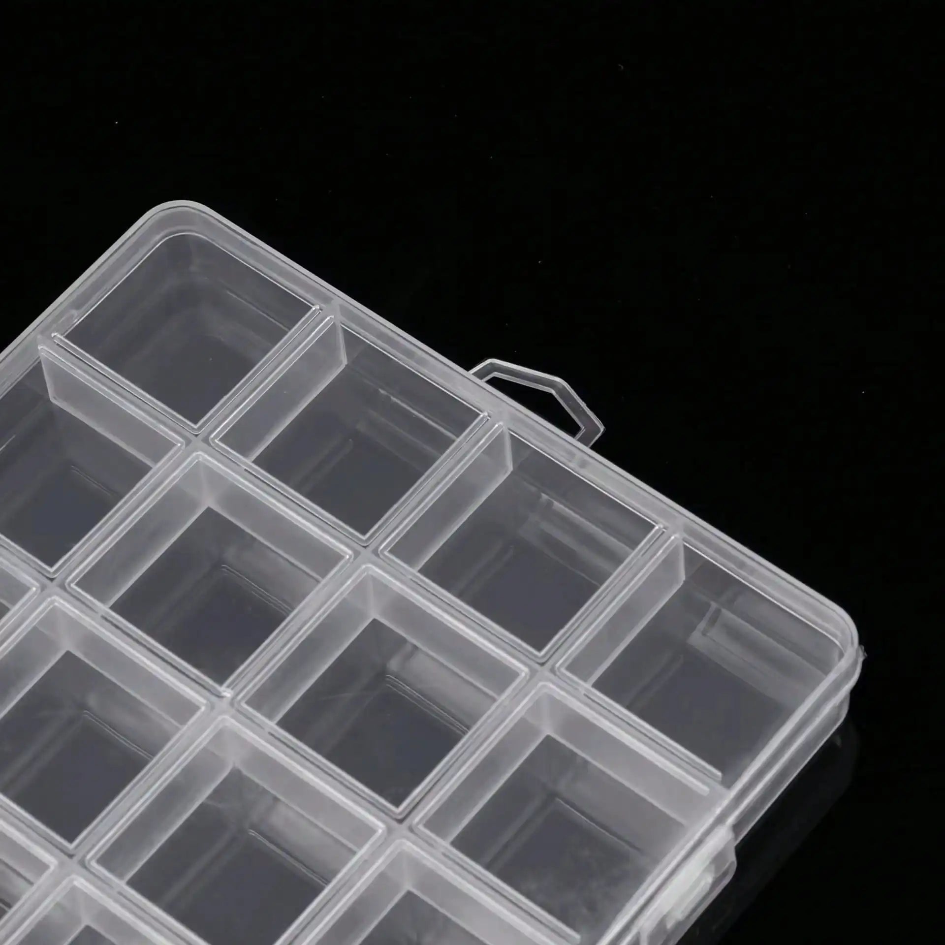 1pc Plastic 28-Grid Jewelry Storage Case, Removable Dividers For Craft Tiny Components