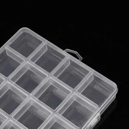 1pc Plastic 28-Grid Jewelry Storage Case, Removable Dividers For Craft Tiny Components