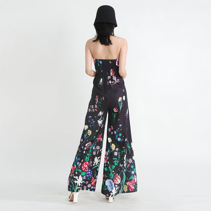 Botanical Floral Print Jumpsuit