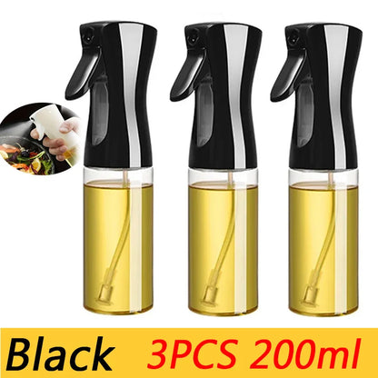 200/300/500ml Öl-Sprühflasche BBQ Kochspray für Olivenöl Kunststoff Backöl-Sprühflasche leere Essigflasche oder Öl-Pinsel