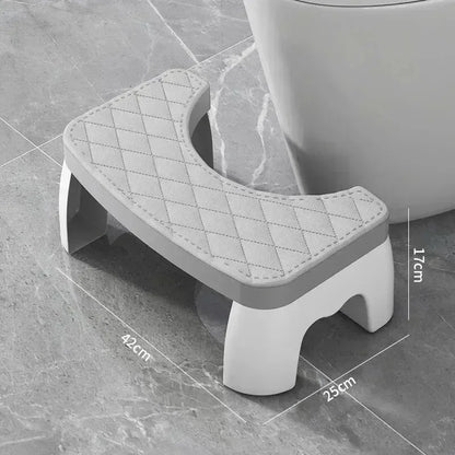 Universal Squatty Potty Toilet Stool - Waterproof Foot Stool for Adults, Kids, Seniors &amp; Pregnancy Support