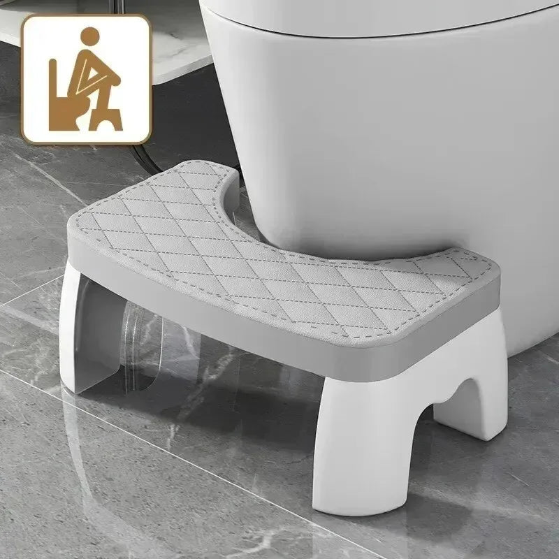 Universal Squatty Potty Toilet Stool - Waterproof Foot Stool for Adults, Kids, Seniors &amp; Pregnancy Support
