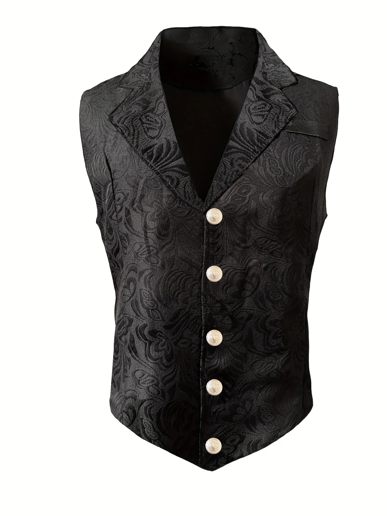 2026 Men's vest retro jacquard vest British style business casual top American style shoulder