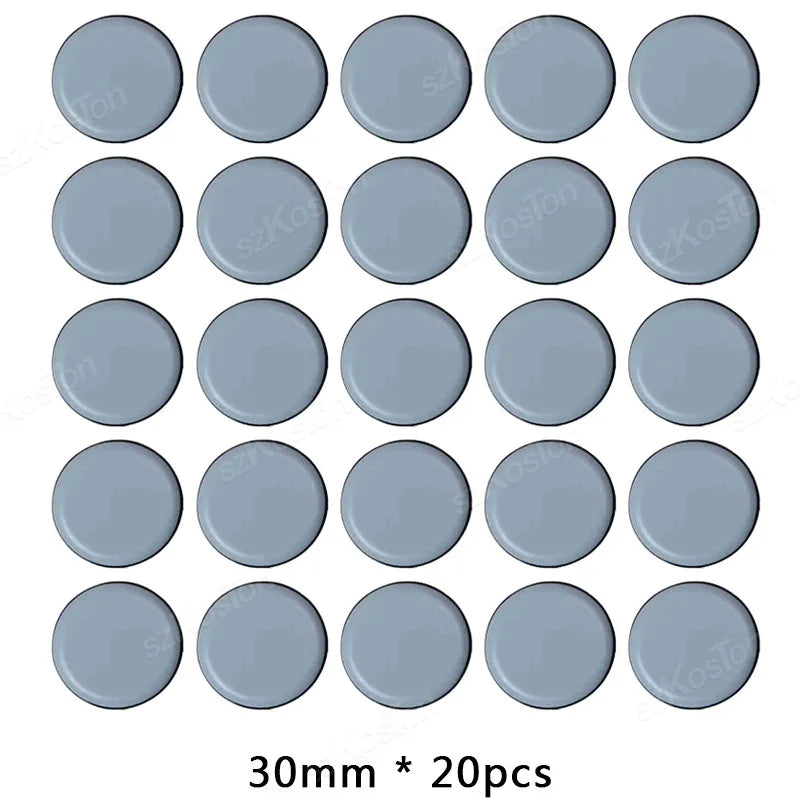 20PCS Möbelgleiter Stuhlbeinkappen Tischbein Block Anti-Kratz Einfaches Bewegen Schwerer Möbel Beinauflage Verdickte Umzugs-Pads