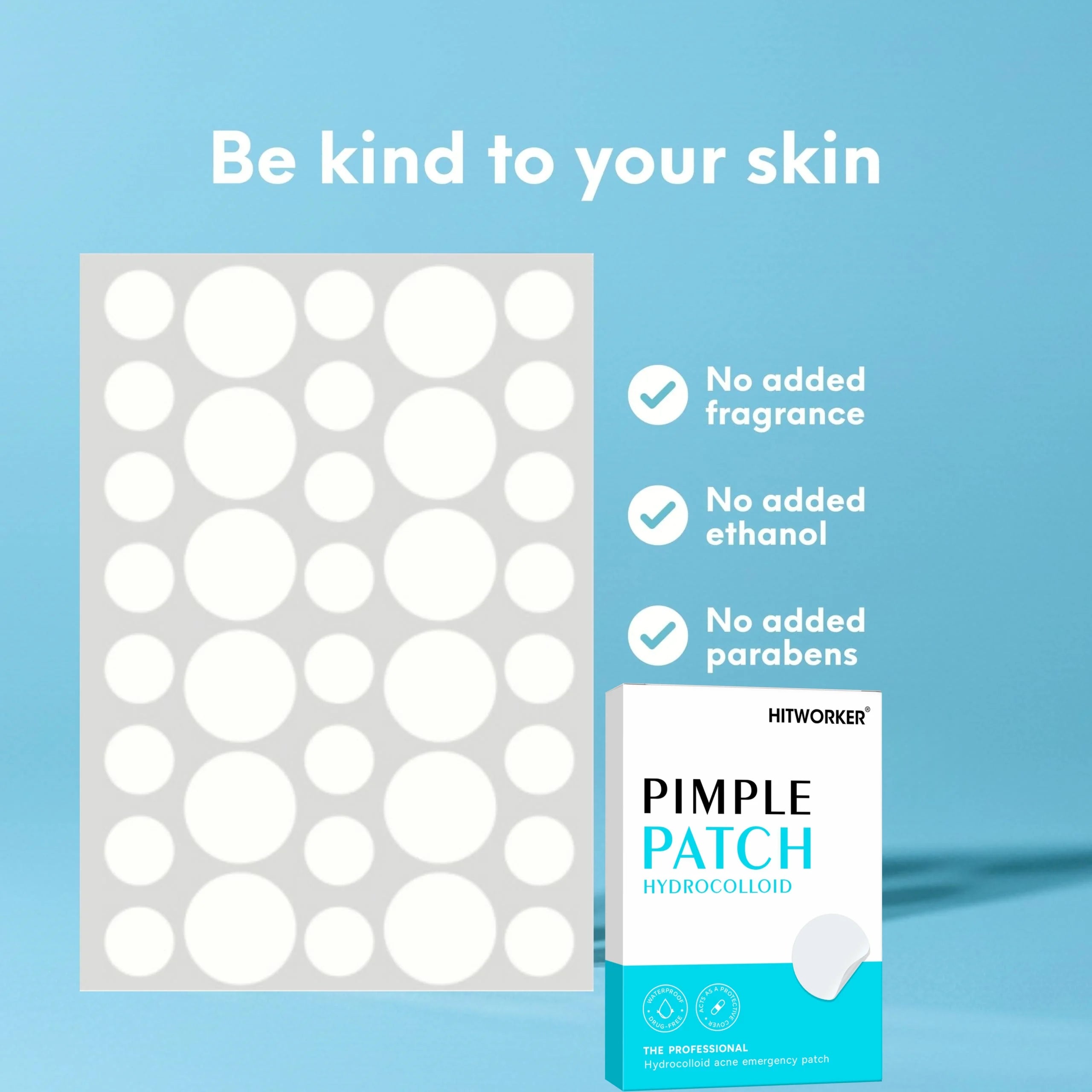 144/360/720pcs Hydrocolloid Acne Pimple Patches for Face, Effective Blemish Spot Treatment, Invisible & Skin-Friendly