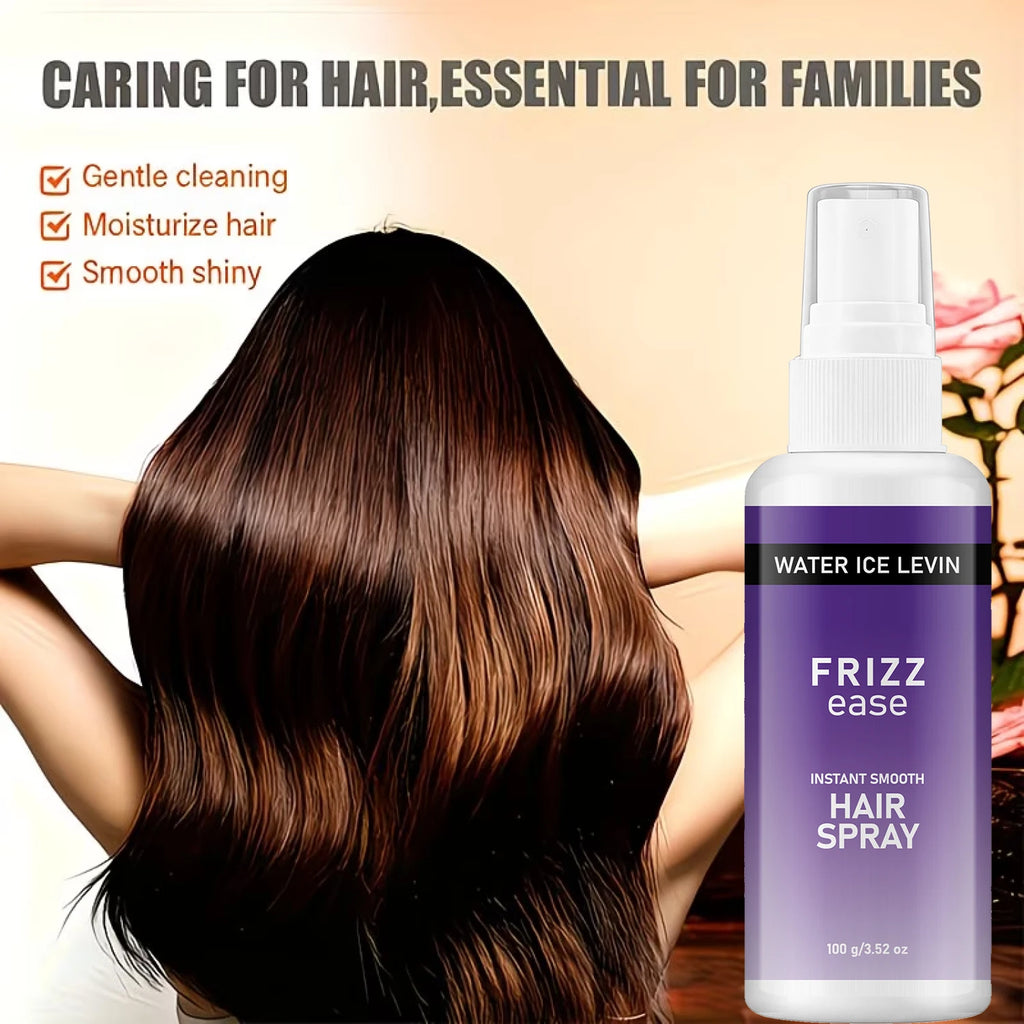 Water Ice Levin Frizz Ease Smooth Hair Spray 100g Collagen Bee Venom Hydrating Anti Frizz Flexible Hair Care Mist