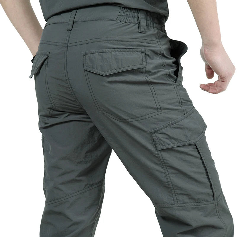 Militär Taktische Cargo-Hose Herren Wasserdichte Freizeithose Verschleißfeste Mehrfachtaschen Outdoor Wander Arbeitshose Für Männer