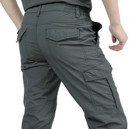 Militär Taktische Cargo-Hose Herren Wasserdichte Freizeithose Verschleißfeste Mehrfachtaschen Outdoor Wander Arbeitshose Für Männer