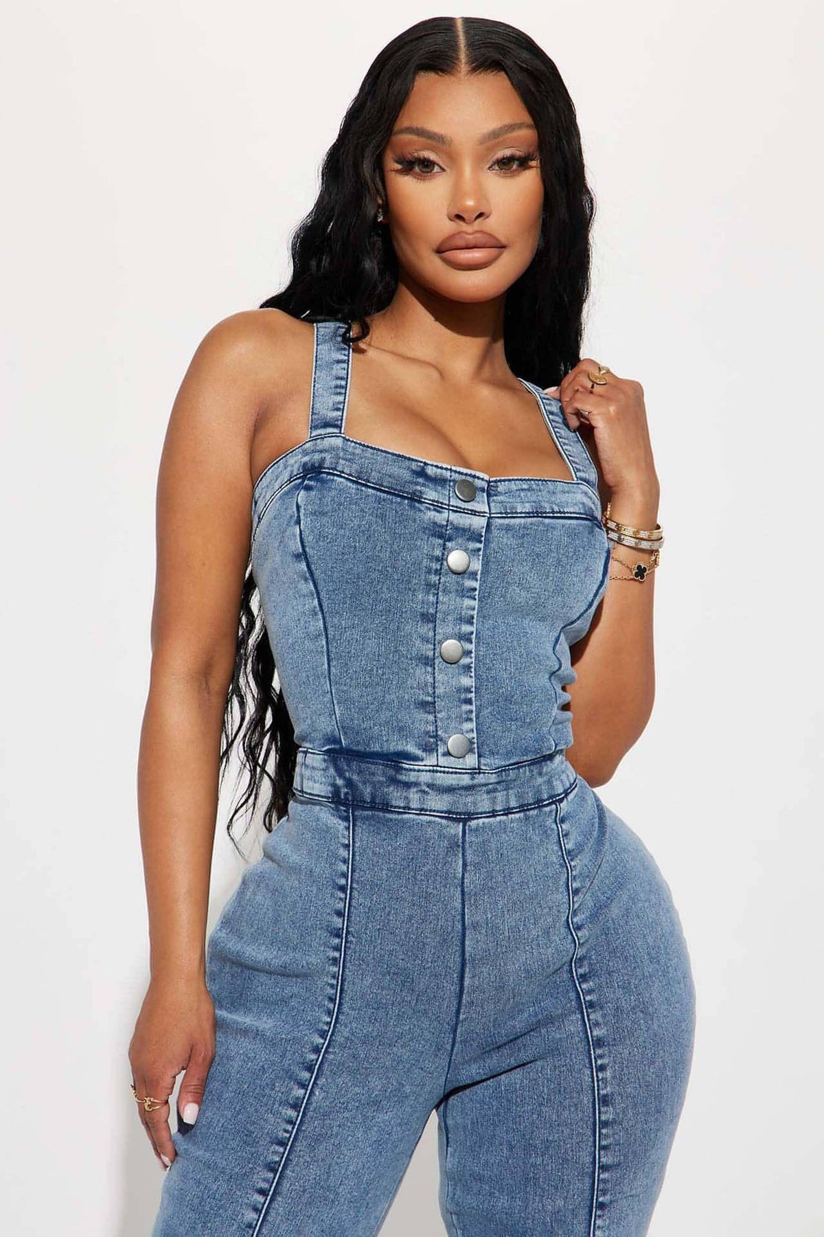 Damen-Jumpsuit, neu, schmal geschnitten, figurbetont