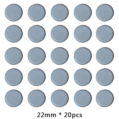 20PCS Möbelgleiter Stuhlbeinkappen Tischbein Block Anti-Kratz Einfaches Bewegen Schwerer Möbel Beinauflage Verdickte Umzugs-Pads