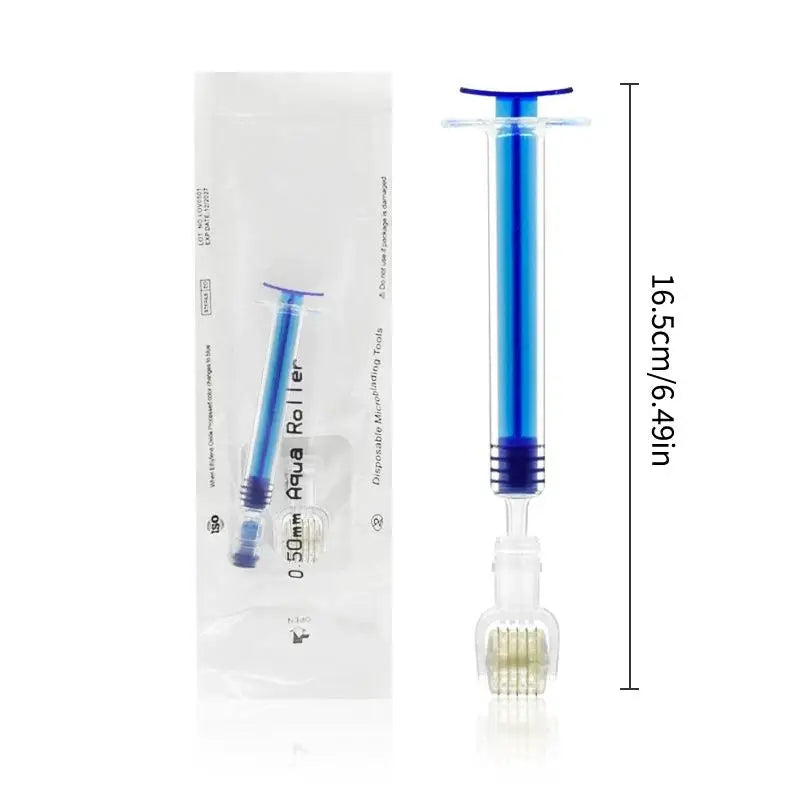 Microneedle Roller Stamp 0.25mm - Serum Applicator for Beard Growth Scalp Hair Facial Beauty Skincare Tool
