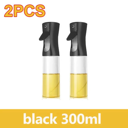 200/300/500ml Öl-Sprühflasche BBQ Kochspray für Olivenöl Kunststoff Backöl-Sprühflasche leere Essigflasche oder Öl-Pinsel