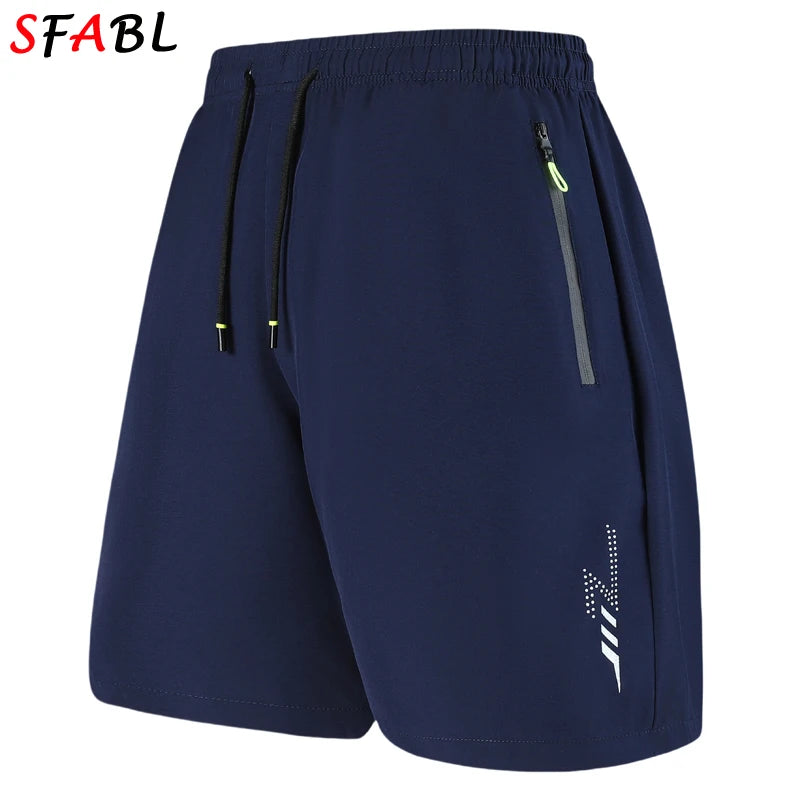 Quick-drying Shorts Men Board Short Pants Summer Breathable Sports Shorts Men Casual Elastic Running Gym Fitness Men's Shorts