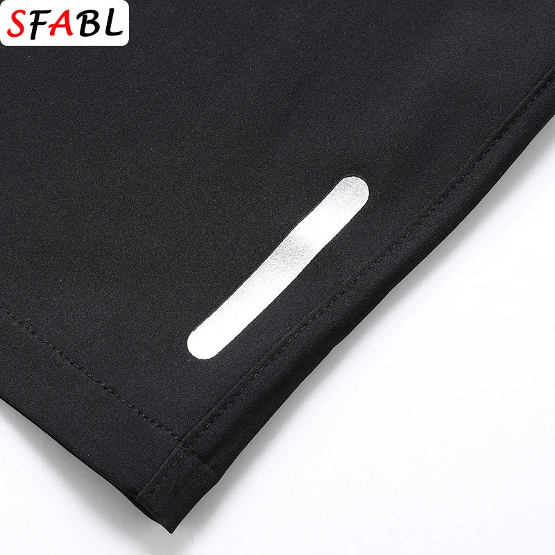 New Quick Dry Jogging Fitness Shorts Men Summer Sports Running Shorts Lightweight Bottoms Thin Breathable Beach Short Pants Male