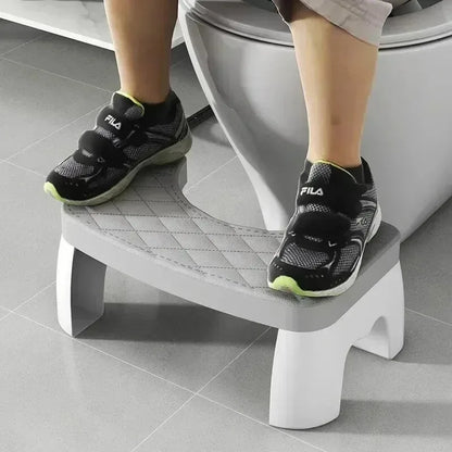Universal Squatty Potty Toilet Stool - Waterproof Foot Stool for Adults, Kids, Seniors &amp; Pregnancy Support