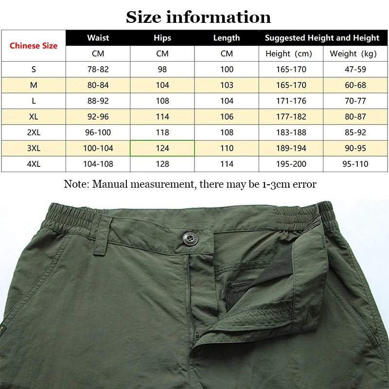 Militär Taktische Cargo-Hose Herren Wasserdichte Freizeithose Verschleißfeste Mehrfachtaschen Outdoor Wander Arbeitshose Für Männer